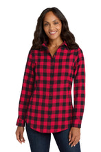 Load image into Gallery viewer, Port Authority ® Women's Plaid Flannel Tunic . LW668