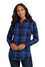 Load image into Gallery viewer, Port Authority ® Women's Plaid Flannel Tunic . LW668