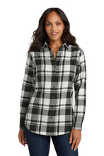 Load image into Gallery viewer, Port Authority ® Women's Plaid Flannel Tunic . LW668