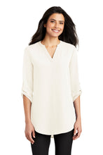 Load image into Gallery viewer, Port Authority ® Women's 3/4-Sleeve Tunic Blouse. LW701