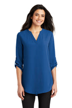Load image into Gallery viewer, Port Authority ® Women's 3/4-Sleeve Tunic Blouse. LW701