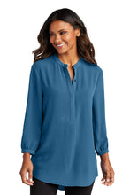 Load image into Gallery viewer, Port Authority ® Women's 3/4-Sleeve Textured Crepe Tunic LW713