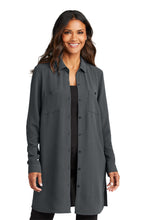Load image into Gallery viewer, Port Authority ® Women's Textured Crepe Long Tunic LW715