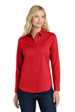 Load image into Gallery viewer, Port Authority ® Women's Long Sleeve SuperPro React ™ Twill Shirt. LW808