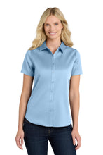 Load image into Gallery viewer, Port Authority ® Women's Short Sleeve SuperPro React ™ Twill Shirt. LW809