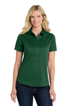 Load image into Gallery viewer, Port Authority ® Women's Short Sleeve SuperPro React ™ Twill Shirt. LW809