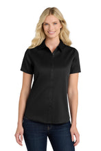 Load image into Gallery viewer, Port Authority ® Women's Short Sleeve SuperPro React ™ Twill Shirt. LW809