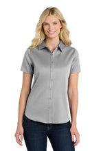 Load image into Gallery viewer, Port Authority ® Women's Short Sleeve SuperPro React ™ Twill Shirt. LW809