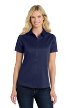 Load image into Gallery viewer, Port Authority ® Women's Short Sleeve SuperPro React ™ Twill Shirt. LW809