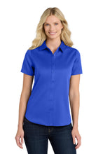 Load image into Gallery viewer, Port Authority ® Women's Short Sleeve SuperPro React ™ Twill Shirt. LW809