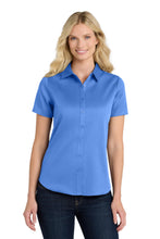 Load image into Gallery viewer, Port Authority ® Women's Short Sleeve SuperPro React ™ Twill Shirt. LW809