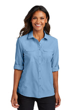 Load image into Gallery viewer, Port Authority ® Women's Long Sleeve UV Daybreak Shirt LW960