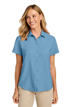 Load image into Gallery viewer, Port Authority ® Women's Short Sleeve UV Dockside Shirt LW963