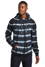 Load image into Gallery viewer, Port & Co ™ Allover Stripe Tie-Dye Fleece PC143