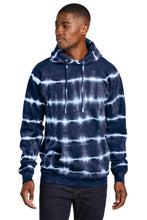 Load image into Gallery viewer, Port & Co ™ Allover Stripe Tie-Dye Fleece PC143