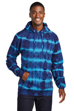 Load image into Gallery viewer, Port & Co ™ Allover Stripe Tie-Dye Fleece PC143