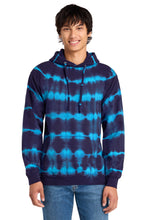 Load image into Gallery viewer, Port & Co ® Allover Stripe Tie-Dye Fleece PC143
