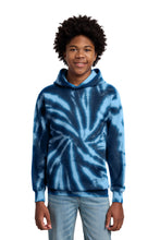 Load image into Gallery viewer, Port & Co ™ Youth Tie-Dye Pullover Hooded Sweatshirt. PC146Y