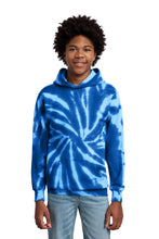 Load image into Gallery viewer, Port & Co ® Youth Tie-Dye Pullover Hooded Sweatshirt. PC146Y
