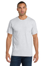 Load image into Gallery viewer, Port & Co ™ Core Cotton Pocket Tee. PC54P