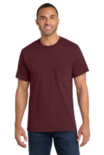 Load image into Gallery viewer, Port & Co ® Core Cotton Pocket Tee. PC54P