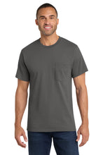 Load image into Gallery viewer, Port & Co ® Core Cotton Pocket Tee. PC54P