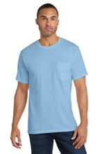 Load image into Gallery viewer, Port & Co ® Core Cotton Pocket Tee. PC54P
