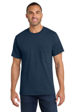 Load image into Gallery viewer, Port & Co ® Core Cotton Pocket Tee. PC54P