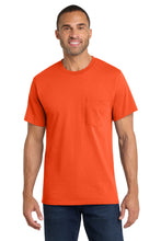 Load image into Gallery viewer, Port & Co ® Core Cotton Pocket Tee. PC54P