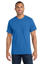 Load image into Gallery viewer, Port & Co ® Core Cotton Pocket Tee. PC54P