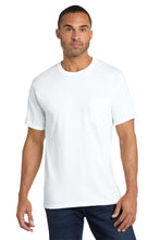Load image into Gallery viewer, Port & Co ™ Core Cotton Pocket Tee. PC54P