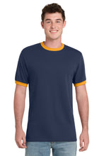 Load image into Gallery viewer, Port & Co ® Core Cotton Ringer Tee. PC54R