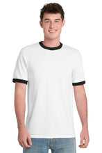 Load image into Gallery viewer, Port & Co ® Core Cotton Ringer Tee. PC54R