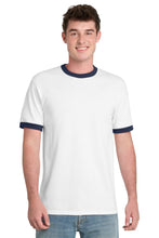 Load image into Gallery viewer, Port & Co ® Core Cotton Ringer Tee. PC54R