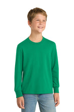 Load image into Gallery viewer, Port & Co ™ Youth Long Sleeve Core Cotton Tee. PC54YLS