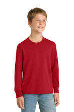 Load image into Gallery viewer, Port & Co ™ Youth Long Sleeve Core Cotton Tee. PC54YLS