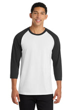 Load image into Gallery viewer, Port & Co ® Core Blend 3/4-Sleeve Raglan Tee. PC55RS