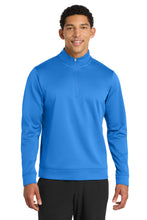 Load image into Gallery viewer, Port & Co ® Performance Fleece 1/4-Zip Pullover Sweatshirt. PC590Q