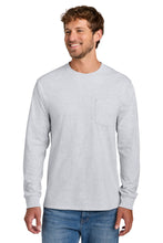 Load image into Gallery viewer, Port & Co ® Tall Long Sleeve Essential Pocket Tee. PC61LSPT