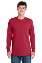 Load image into Gallery viewer, Port & Co ® Tall Long Sleeve Essential Tee. PC61LST