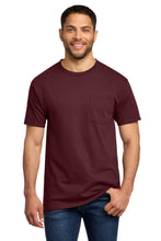 Load image into Gallery viewer, Port & Co ® Tall Essential Pocket Tee. PC61PT