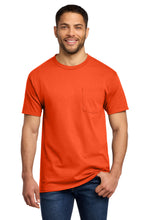 Load image into Gallery viewer, Port & Co ® Tall Essential Pocket Tee. PC61PT