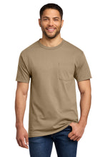 Load image into Gallery viewer, Port & Co ® Tall Essential Pocket Tee. PC61PT