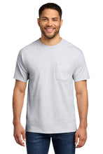 Load image into Gallery viewer, Port & Co ® Essential Pocket Tee. PC61P