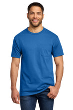 Load image into Gallery viewer, Port & Co ® Essential Pocket Tee. PC61P