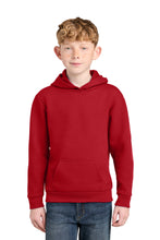 Load image into Gallery viewer, Port & Co ® Youth Easy Fleece Pullover Hooded Sweatshirt PC68YH
