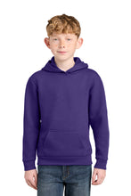 Load image into Gallery viewer, Port & Co ® Youth Easy Fleece Pullover Hooded Sweatshirt PC68YH