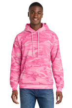 Load image into Gallery viewer, Port & Co ® Core Fleece Camo Pullover Hooded Sweatshirt. PC78HC