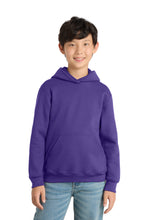 Load image into Gallery viewer, Port & Co ™ Youth Core Fleece Pullover Hooded Sweatshirt PC78YH