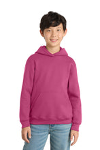 Load image into Gallery viewer, Port & Co ® Youth Core Fleece Pullover Hooded Sweatshirt PC78YH